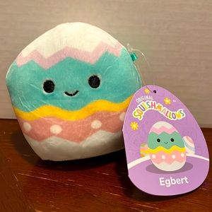 Squishmallow Easter Squad Spring 2023 4" Egbert the Pastel Easter Egg